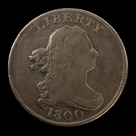 1800 Draped Bust Half Cent (VF)