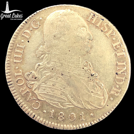 1801P JF Colombia 8 Escudos
