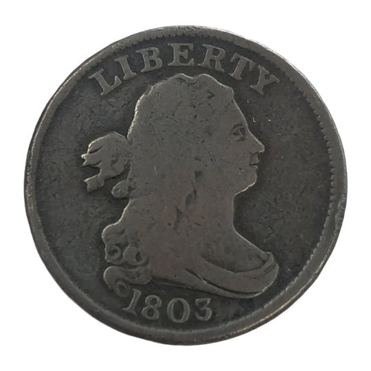 1803 Draped Bust Half Cent (G)