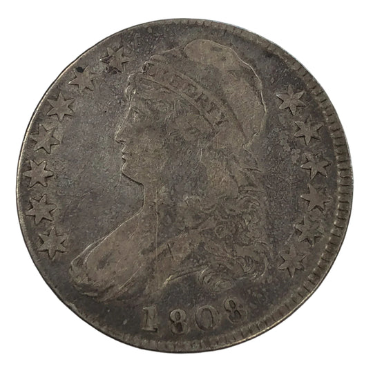 1808 Capped Bust Half Dollar (F)