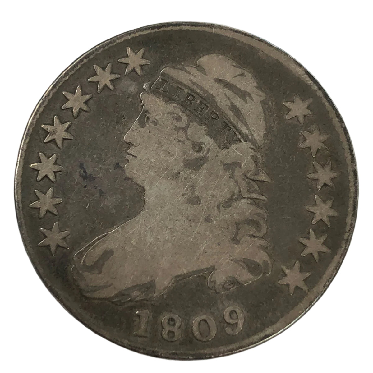 1809 Normal Edge Capped Bust Half Dollar (G)