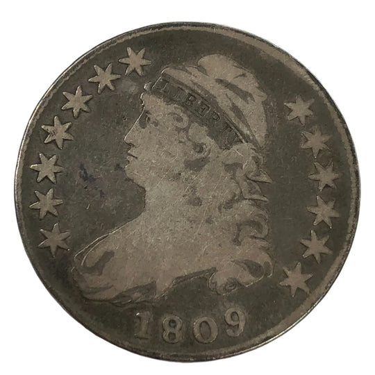 1809 Normal Edge Capped Bust Half Dollar (G)