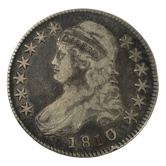 1810 Capped Bust Half Dollar (F)
