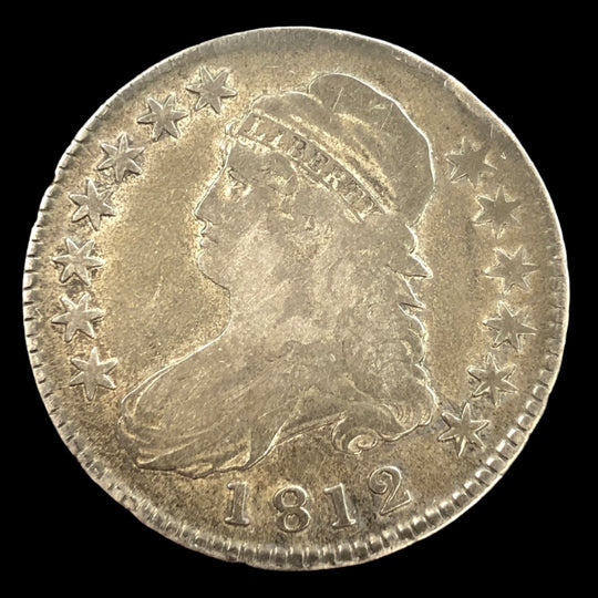 1812 Capped Bust Half Dollar (F)