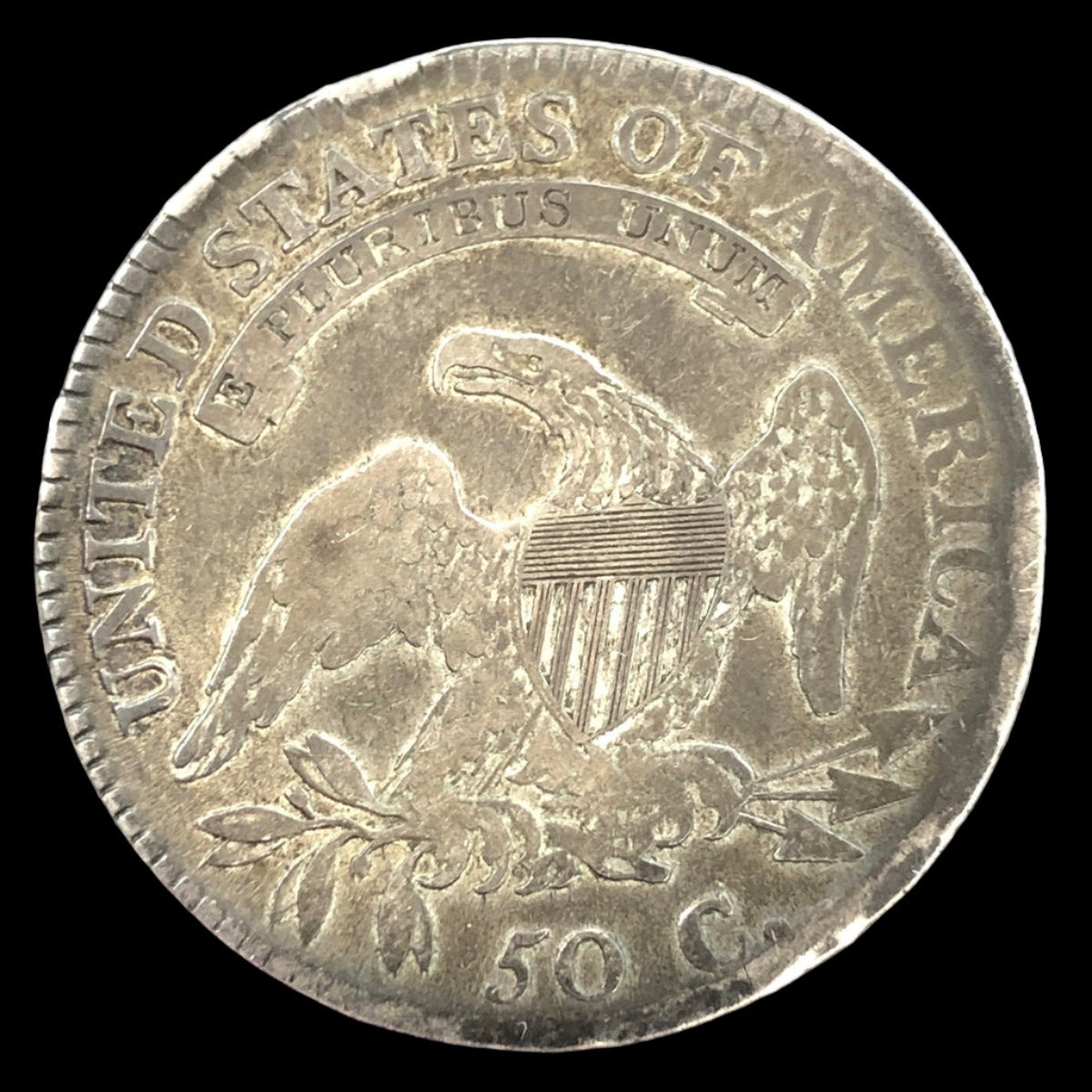 1812 Capped Bust Half Dollar (F)