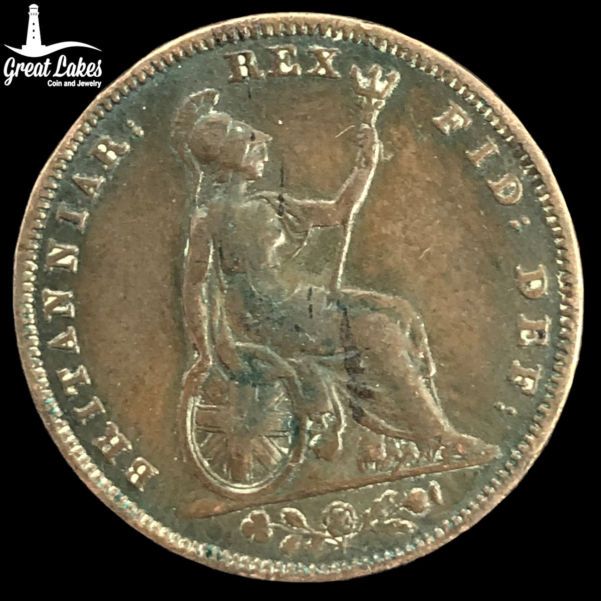 1830 British Farthing