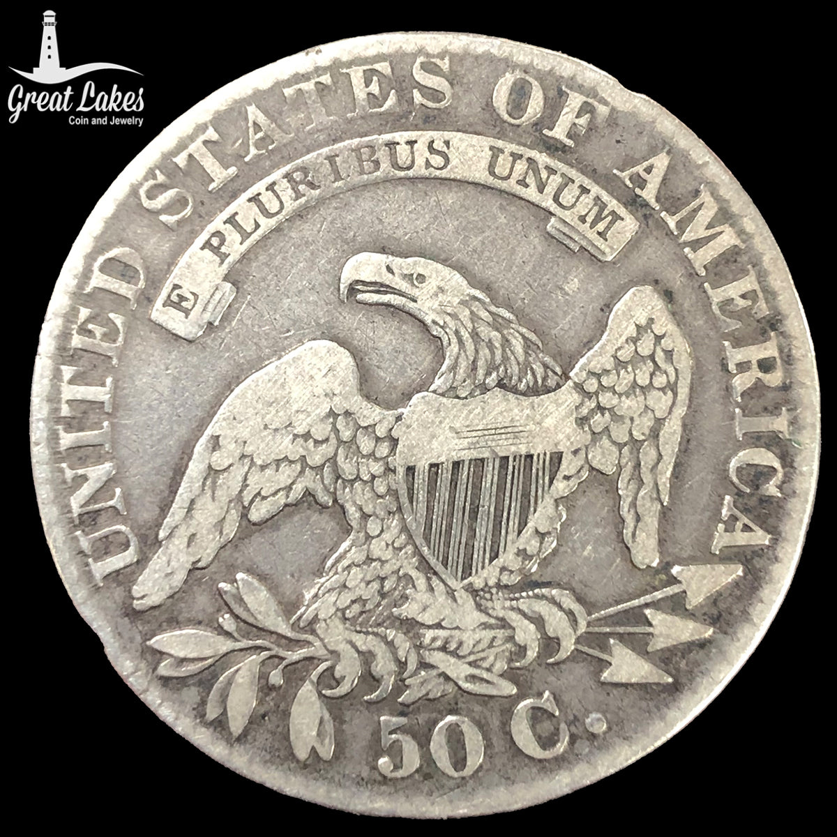 1831 Capped Bust Half Dollar (F Details)