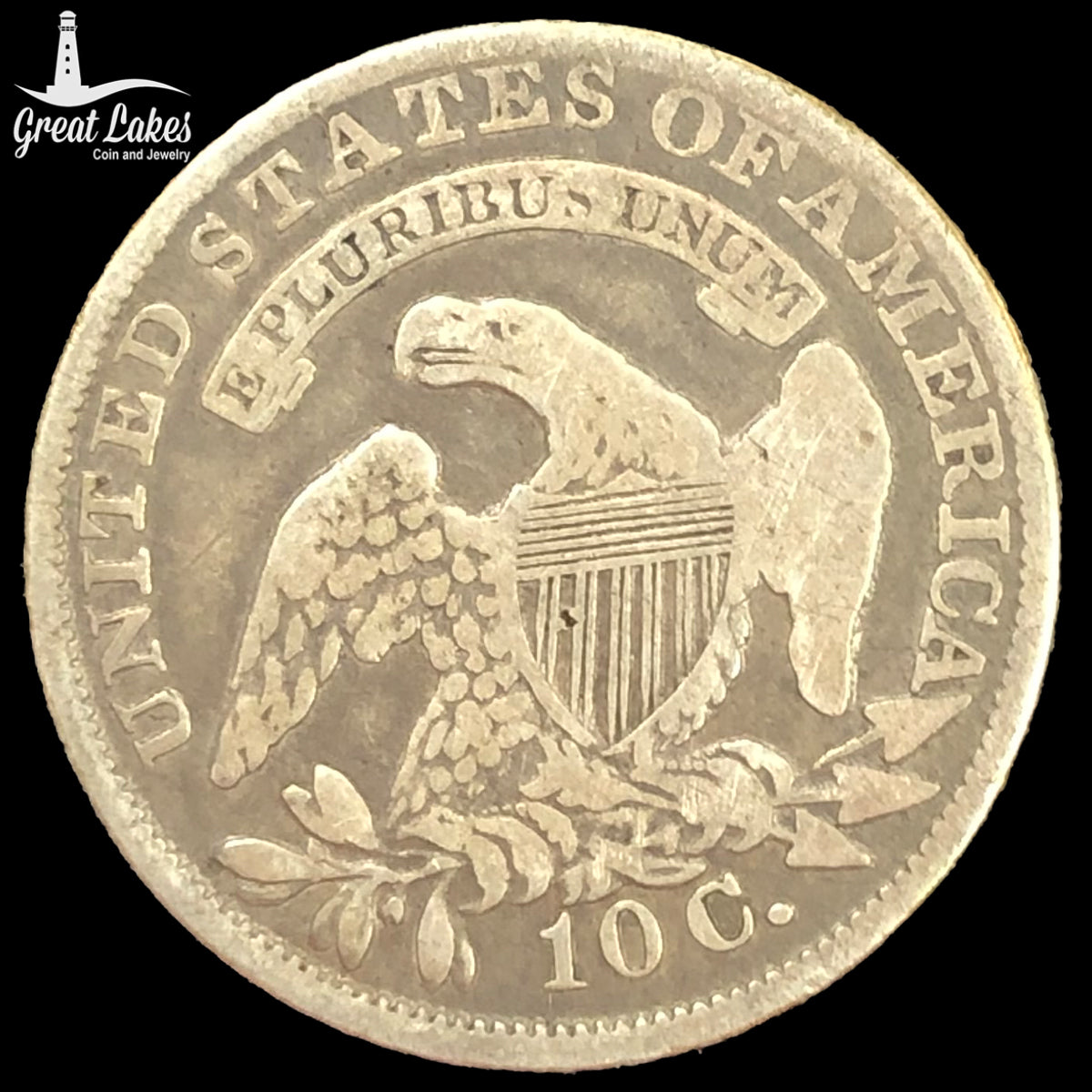 1835 Capped Bust Dime (VF)