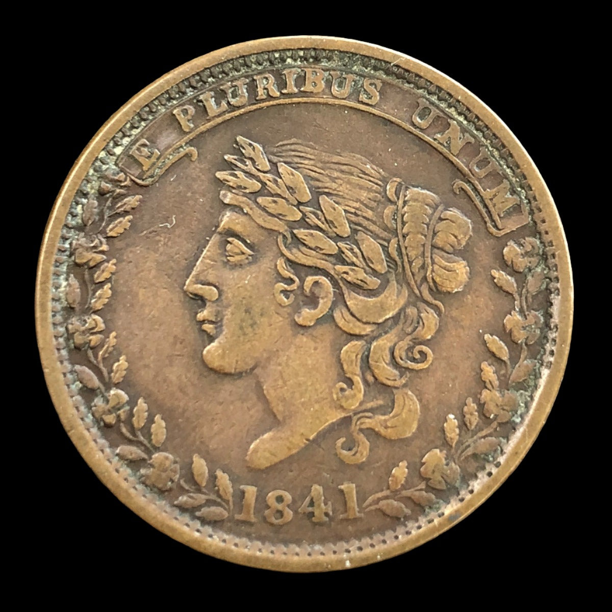1841 May 10th Hard Times Token “Specie Payments Suspended”