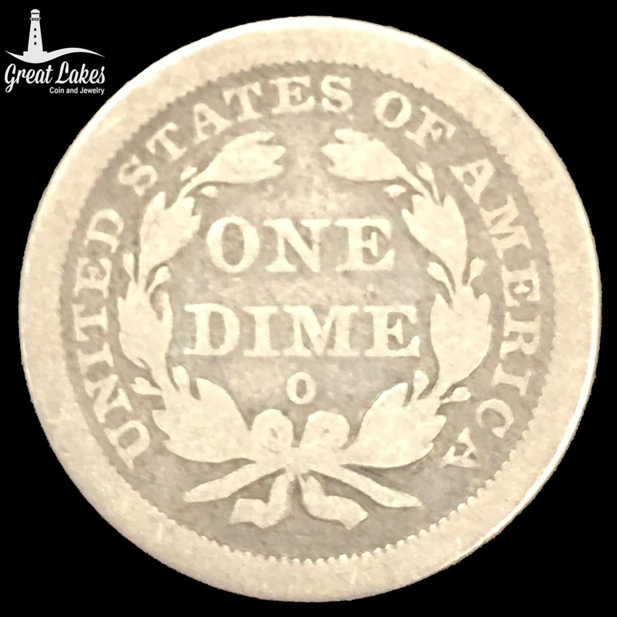 1842-O Seated Liberty Dime (VG)
