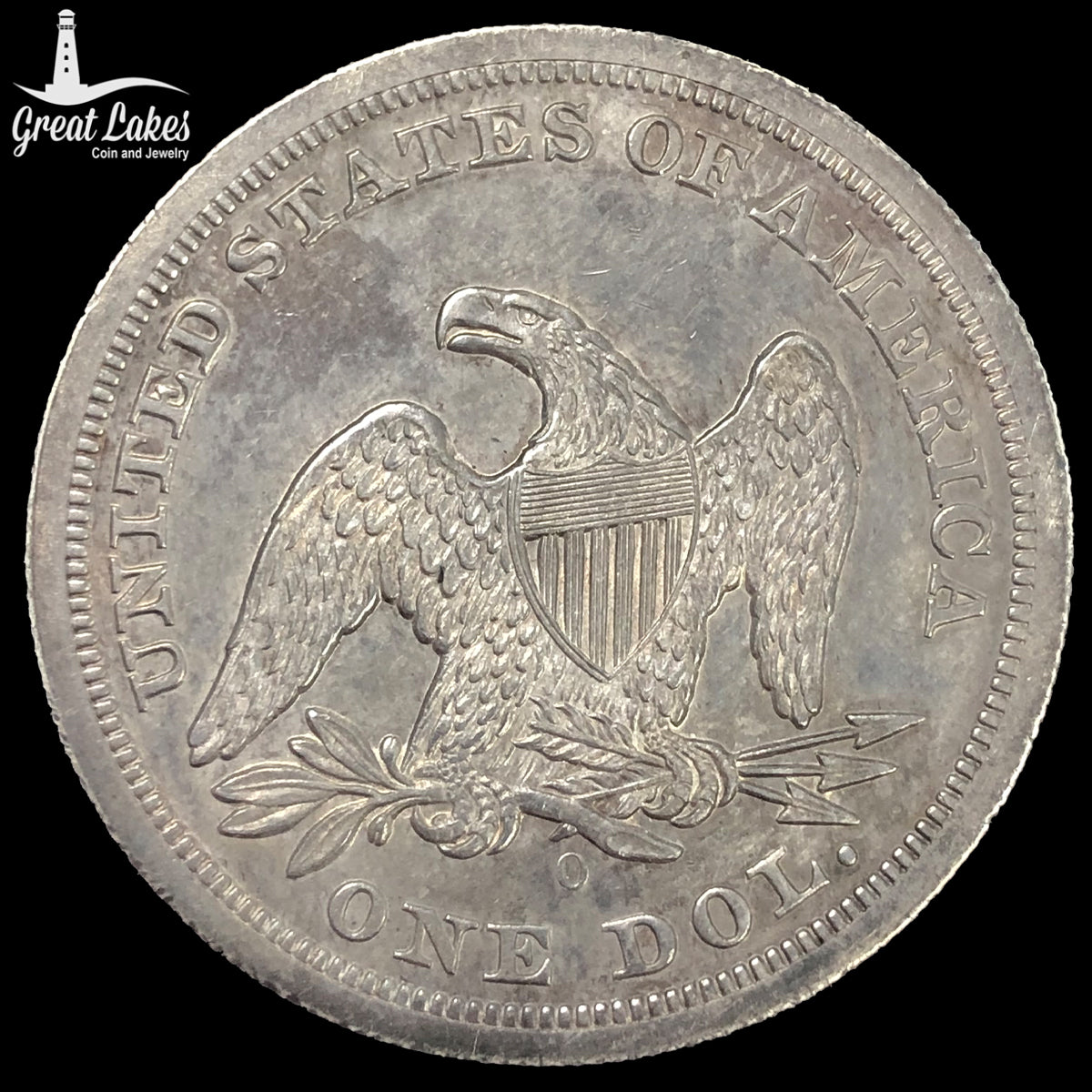 1846-O Seated Liberty Dollar (AU)