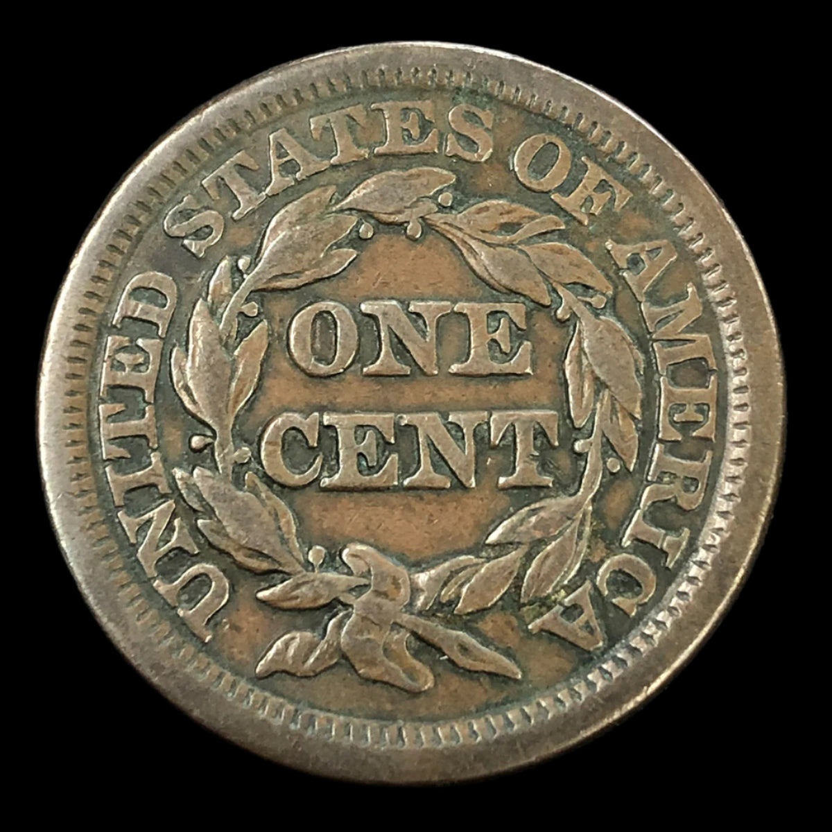 1848 Braided Hair Large Cent (VF)