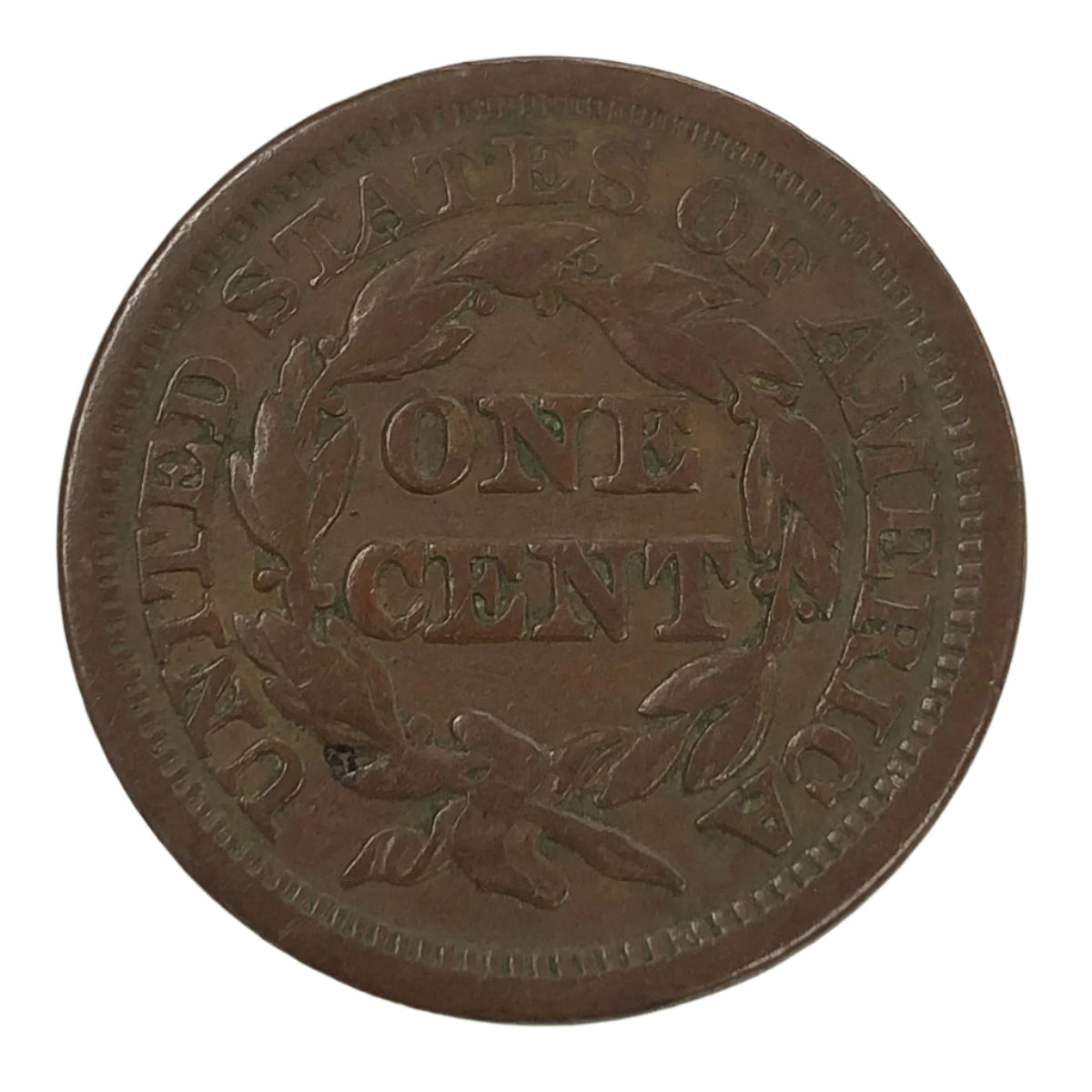 1849 Braided Hair Large Cent (F)
