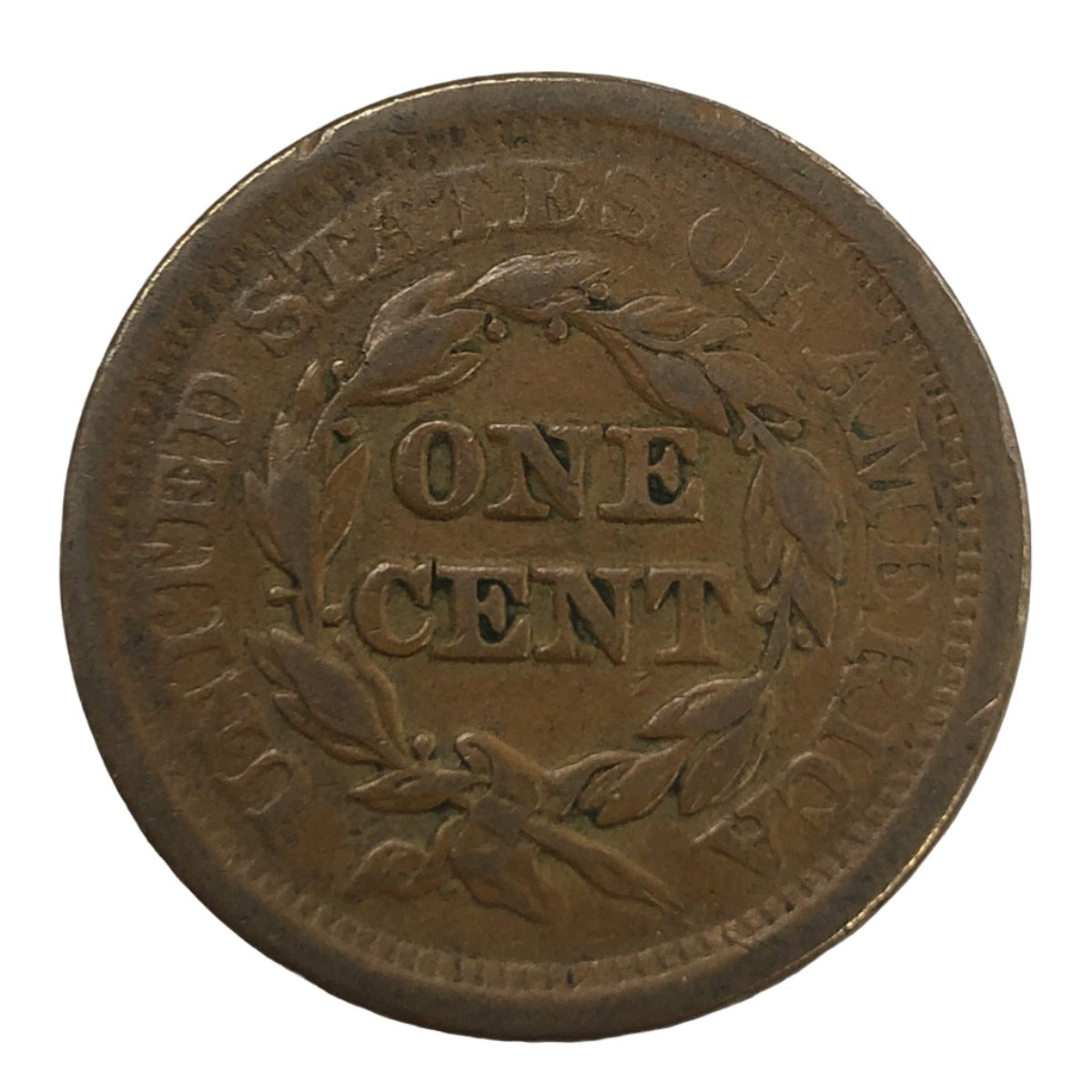 1851 Braided Hair Large Cent (VF)