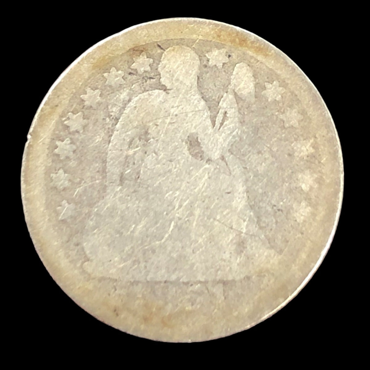 1851 Seated Liberty Dime (AG)