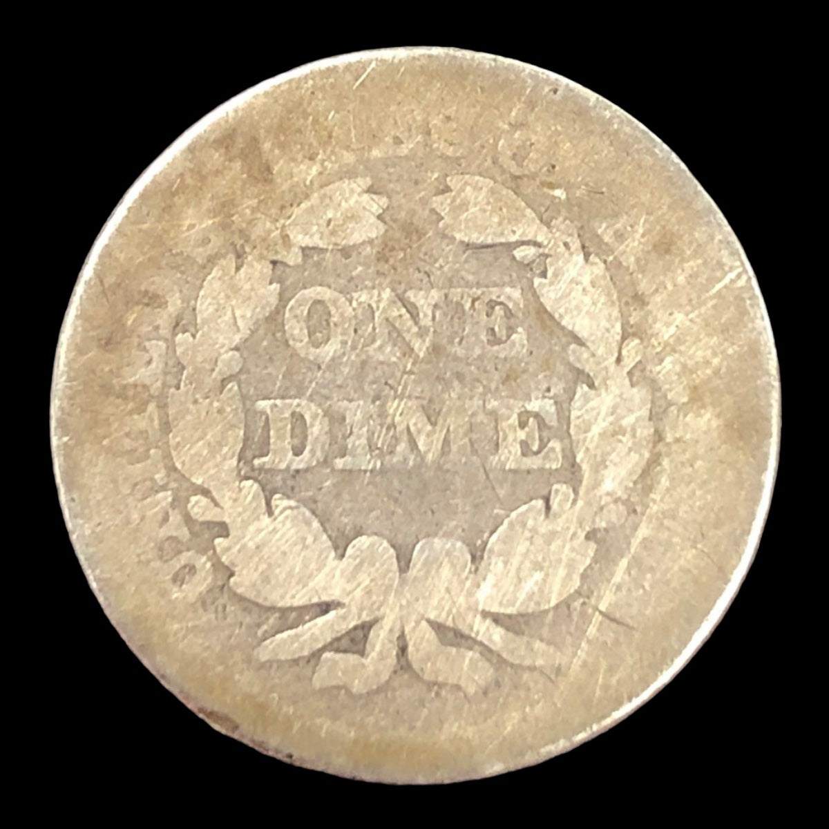 1851 Seated Liberty Dime (AG)
