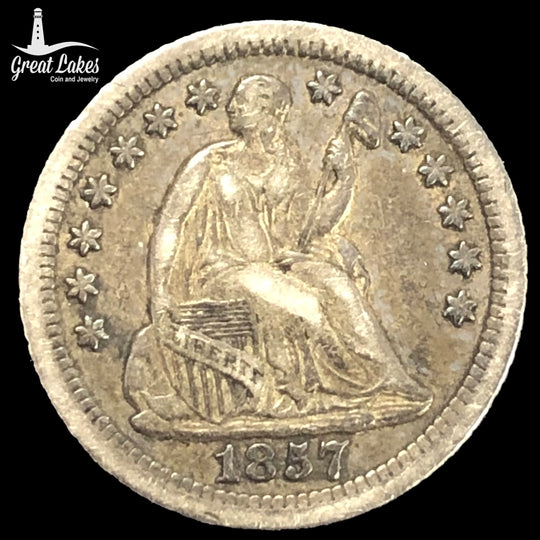1857-O Seated Liberty Half Dime (XF)