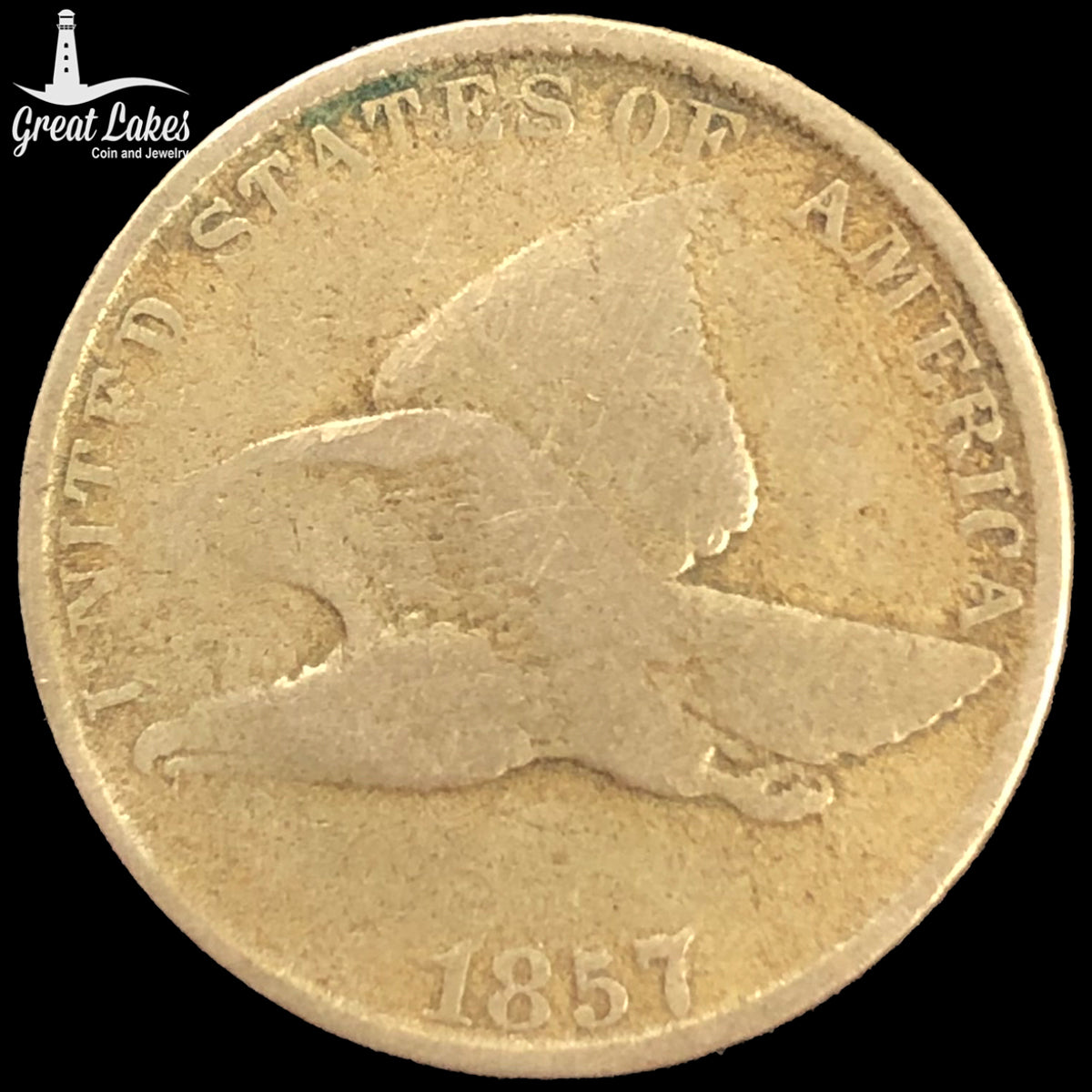 1857 Flying Eagle Cent (G)