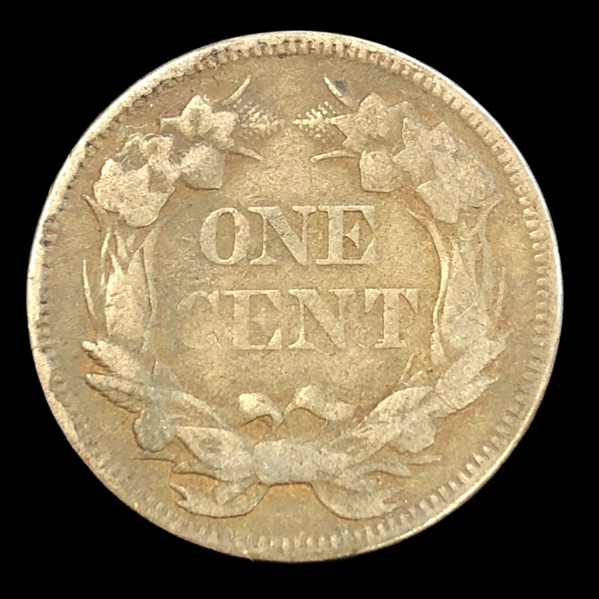 1858 Small Letters Flying Eagle Cent (F)