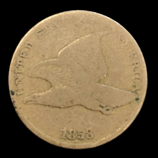 1858 Small Letters Flying Eagle Cent (G)