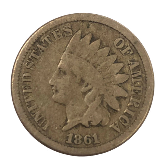 1861 Indian Head Cent (VG)