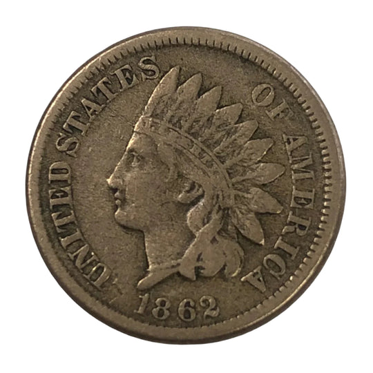 1862 Indian Head Cent (F)