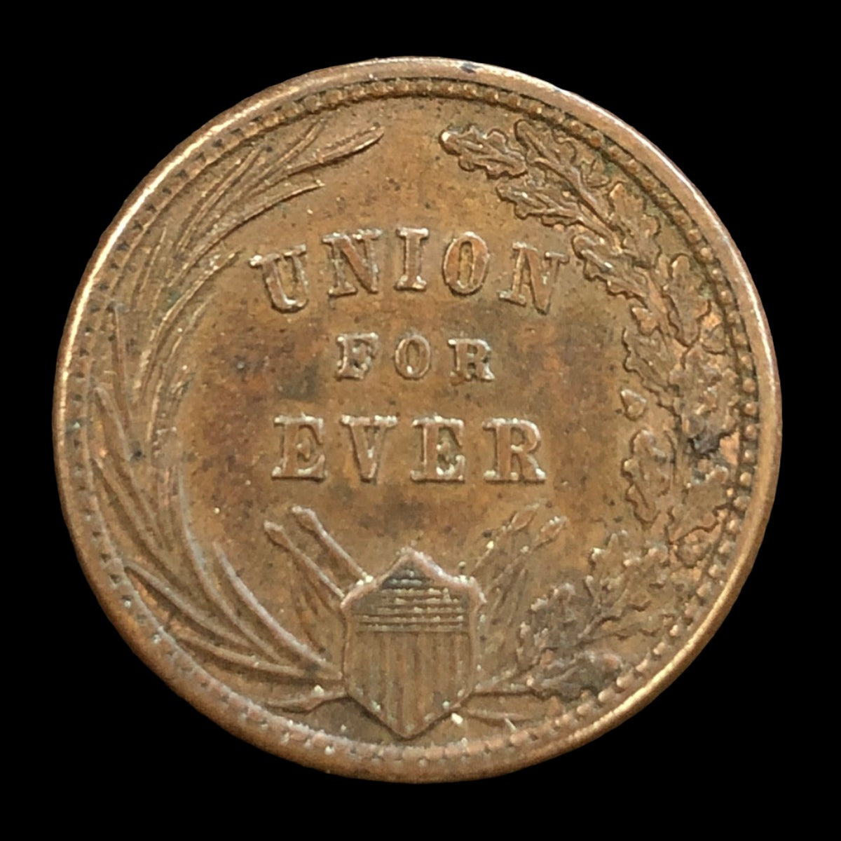 1863 Civil War Token “First in War, First in Peace / Union For Ever”