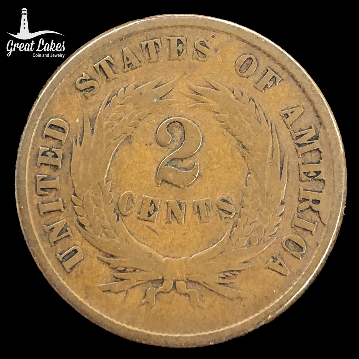 1864 Two Cent Piece (G)