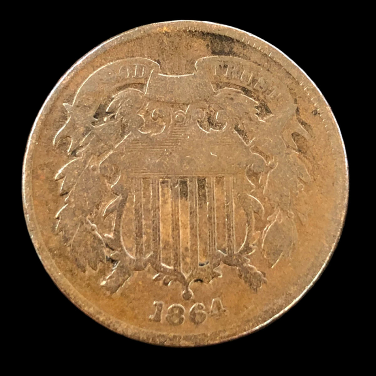 1864 Two Cent Piece (VG)