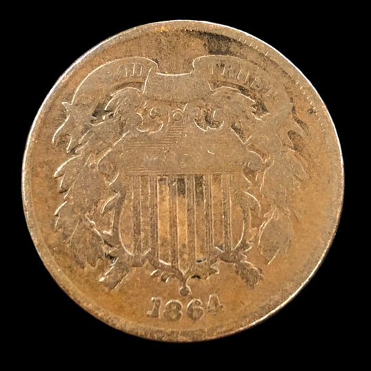 1864 Two Cent Piece (VG)