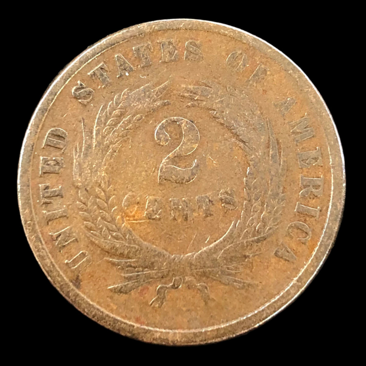1864 Two Cent Piece (VG)