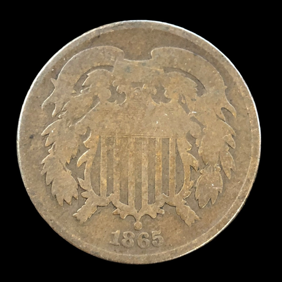 1865 Two Cent Piece (G)