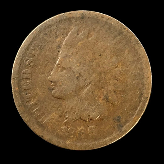 1865 Plain 5 Indian Head Cent (G)