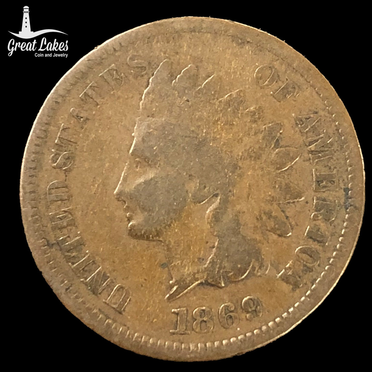 1869 Indian Head Cent (G)
