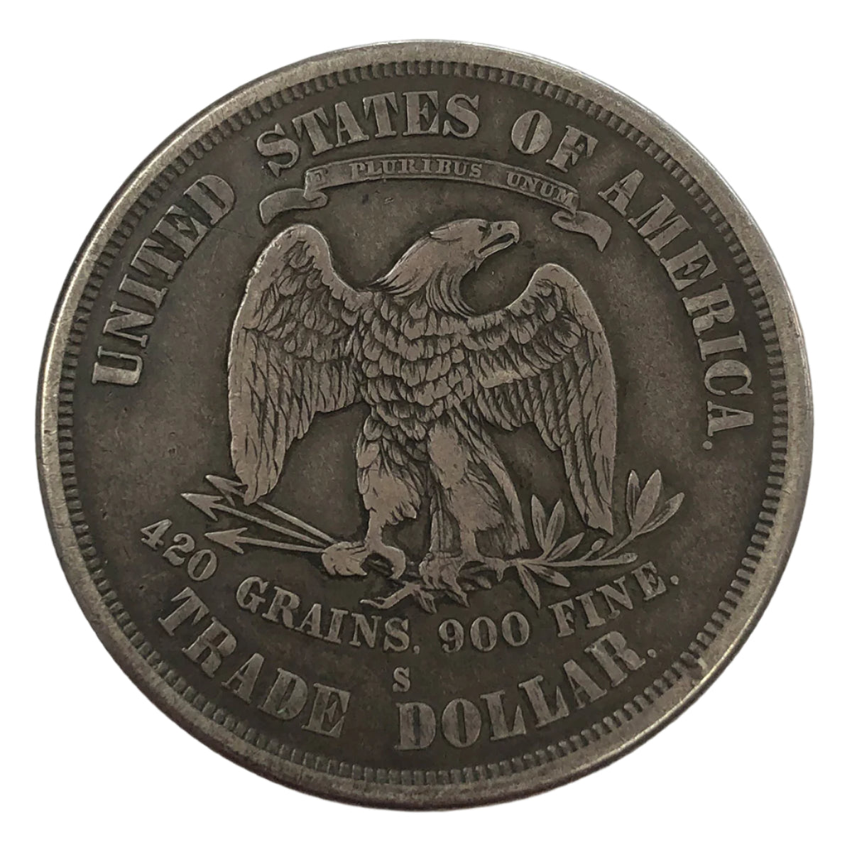 1875-S Trade Silver Dollar (VF)