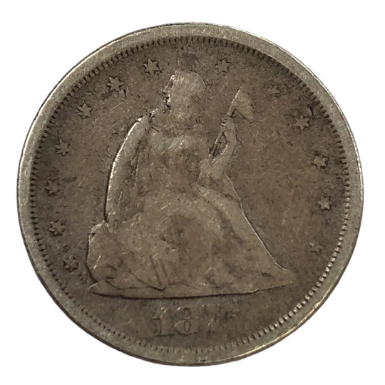 1875-S Twenty Cent Piece (F)