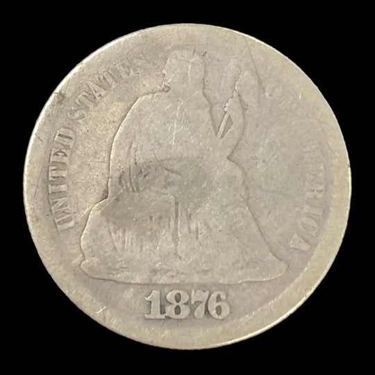 1876-CC Seated Liberty Dime (G Details)