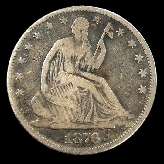 1876 Seated Liberty Half Dollar (VG)