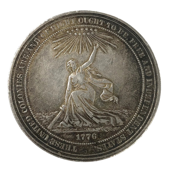 1876 US Centennial Exposition Medal So-Called Dollar Hk-21 (Silver)