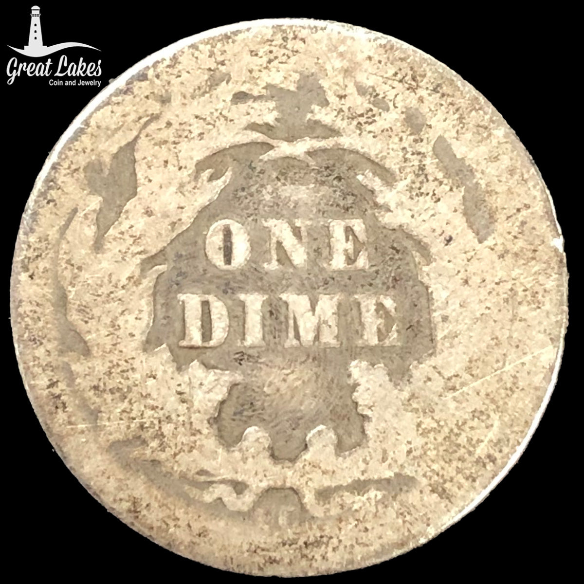 1877-CC Seated Liberty Dime (AG)