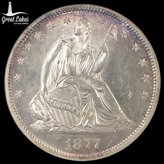 1877-S Seated Liberty Half Dollar ANACS MS62