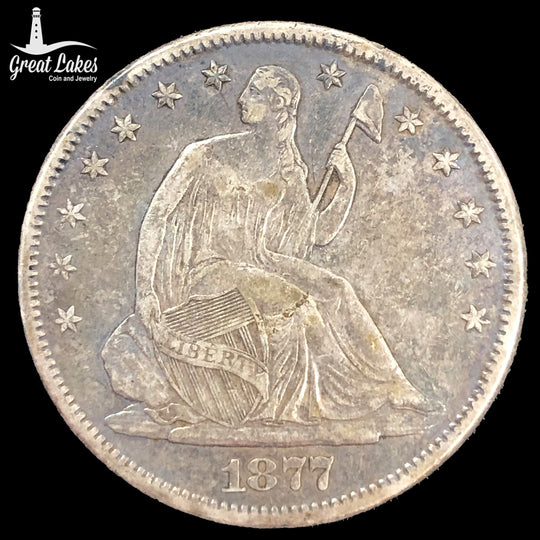 1877-S Seated Liberty Half Dollar (XF)