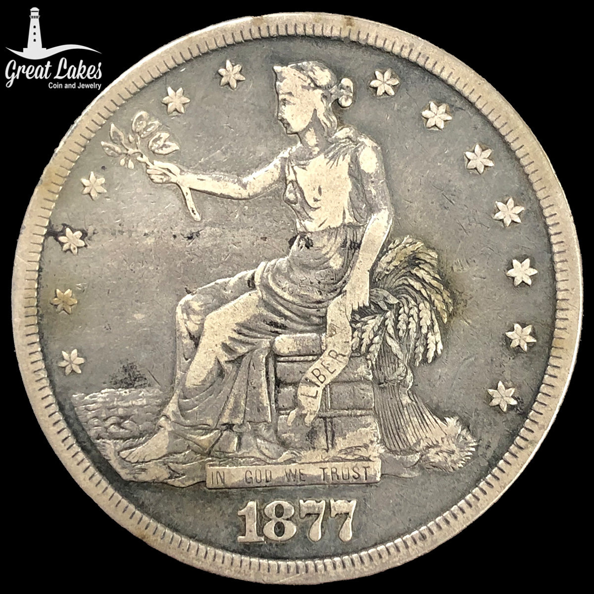 1877-S Trade Dollar (XF)