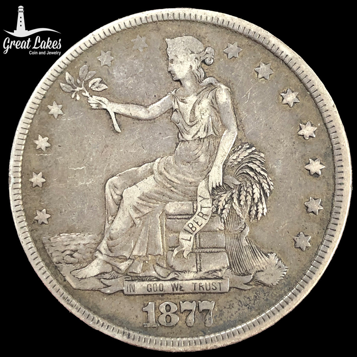1877 Trade Dollar (XF)