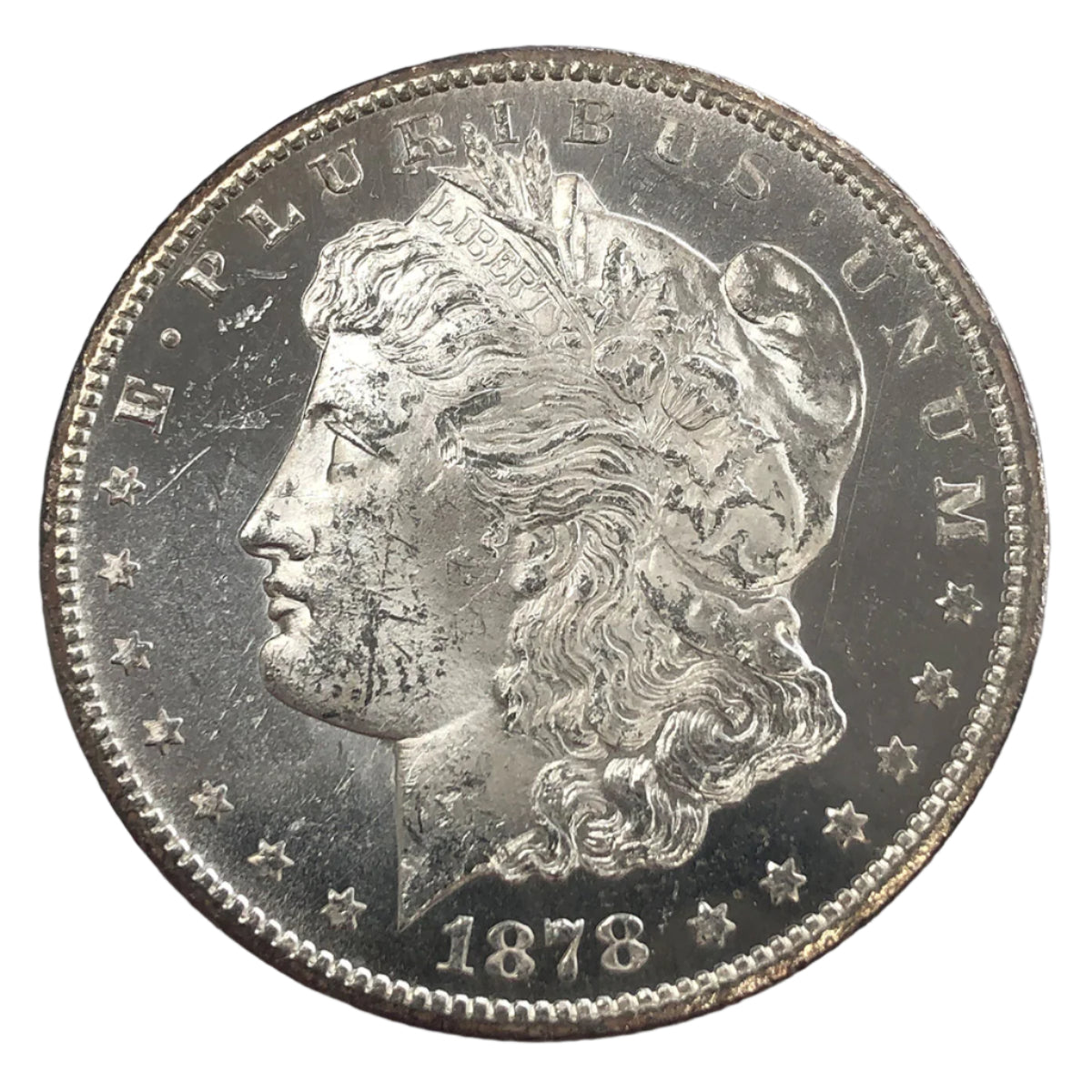 1878-CC Morgan Silver Dollar (BU)