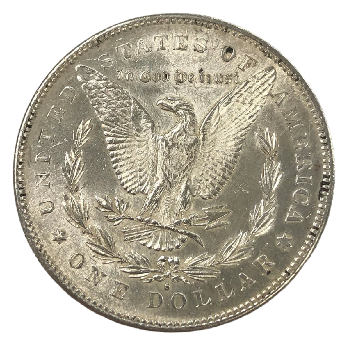 1878-S Morgan Silver Dollar (AU Details)