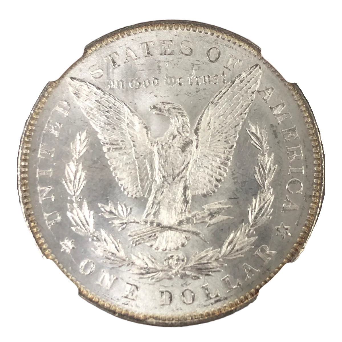 1878 7/8 Tail Feather Strong Morgan Silver Dollar NGC MS63