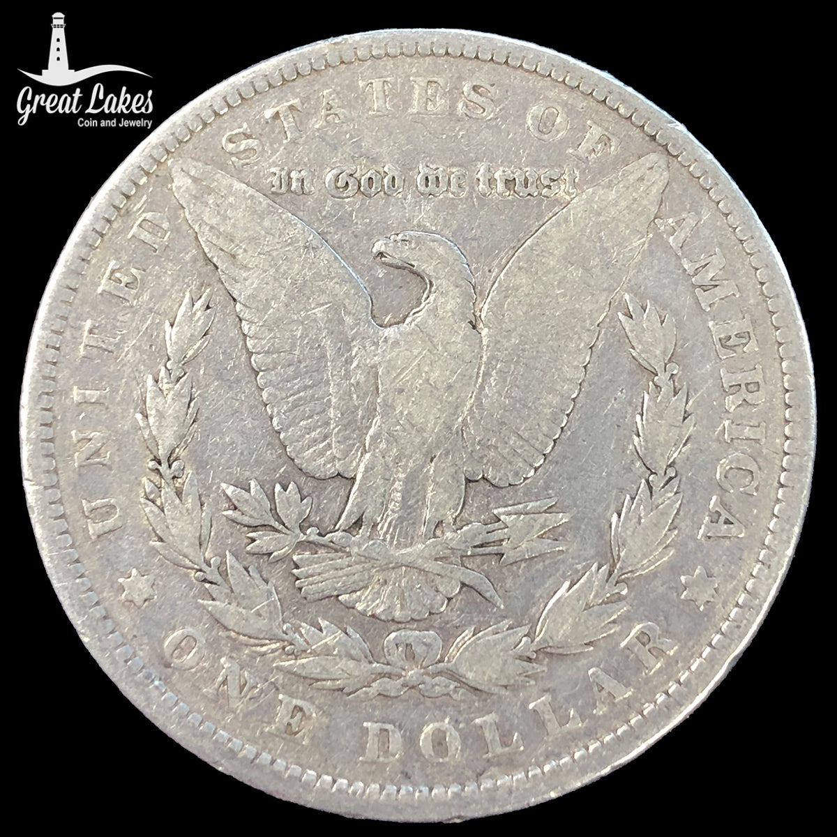 1878 7 Tail Feather Morgan Silver Dollar (F Details)