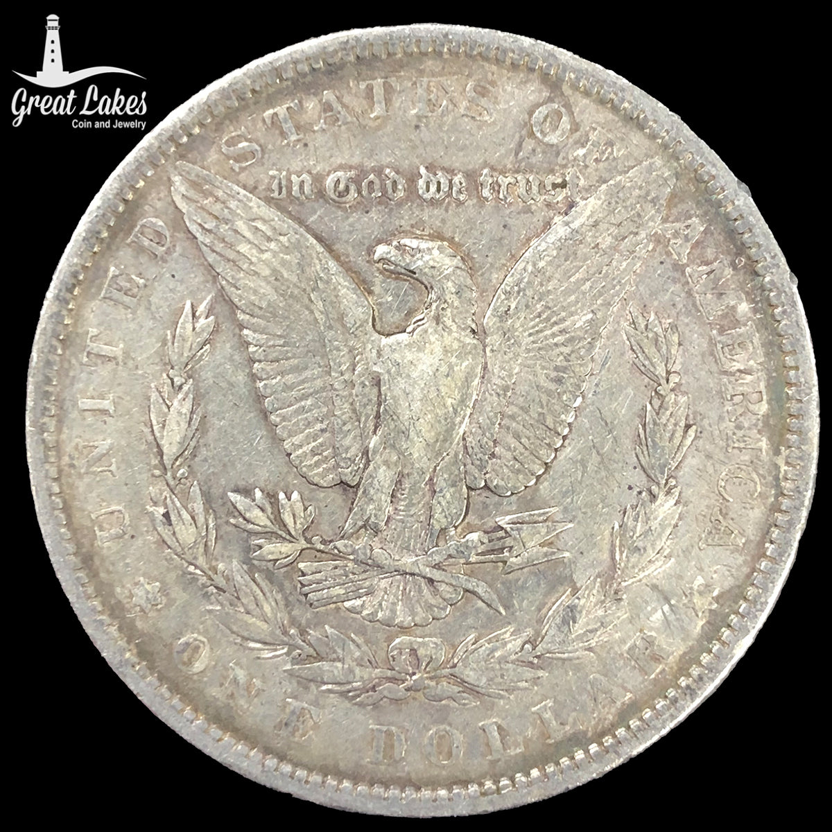 1878 7 Tail Feather Morgan Silver Dollar (VF Details)