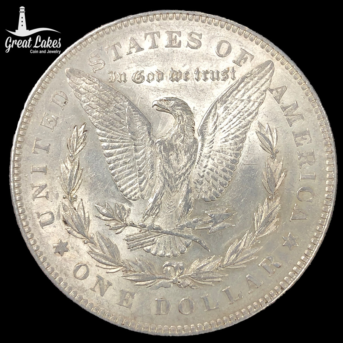 1878 7 Tail Feathers Morgan Silver Dollar (AU Details)